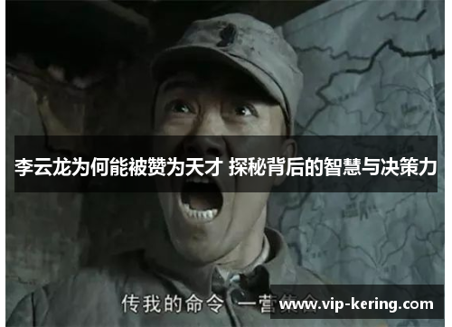 李云龙为何能被赞为天才 探秘背后的智慧与决策力