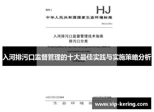 入河排污口监督管理的十大最佳实践与实施策略分析